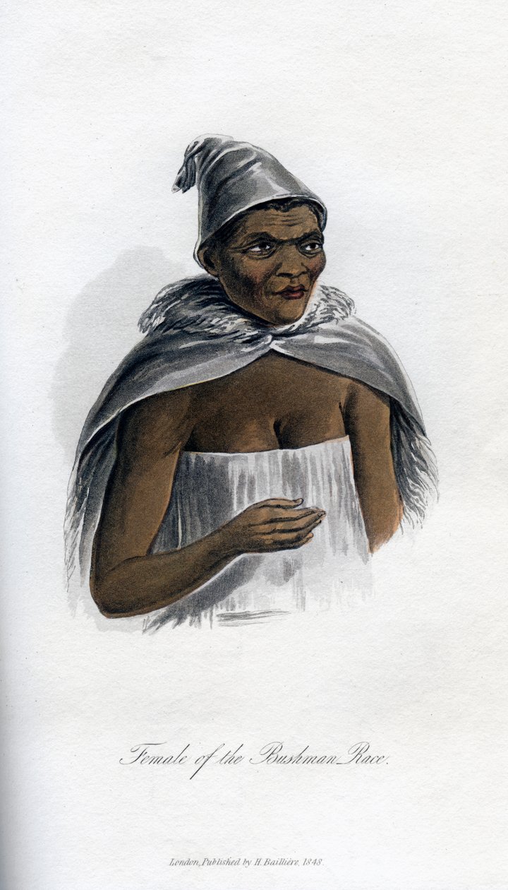 Kvinde af Bushman Race, 1848 af Unbekannt