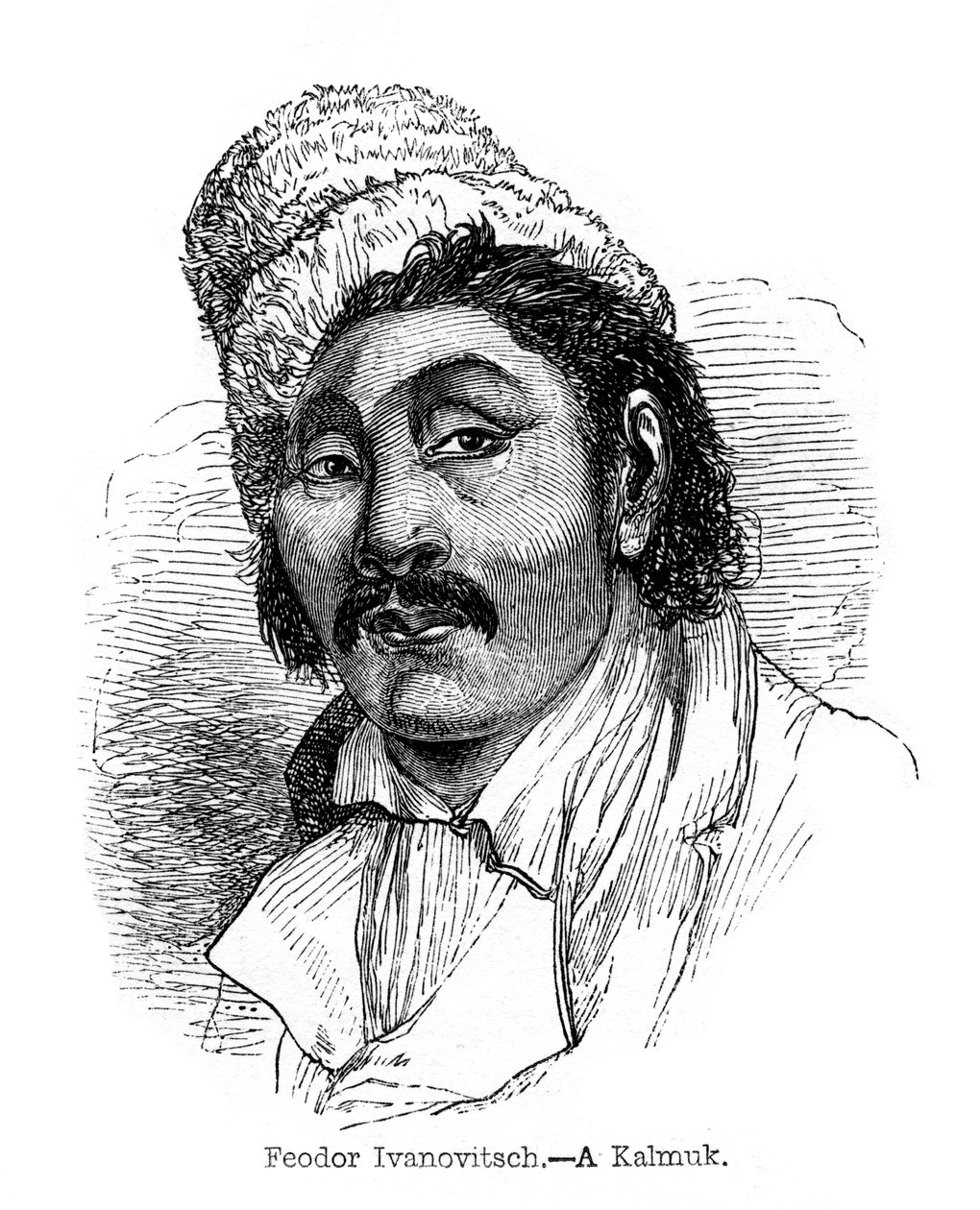 Feodor Ivanovitsch - A Kalmuk, 1848 af Unbekannt