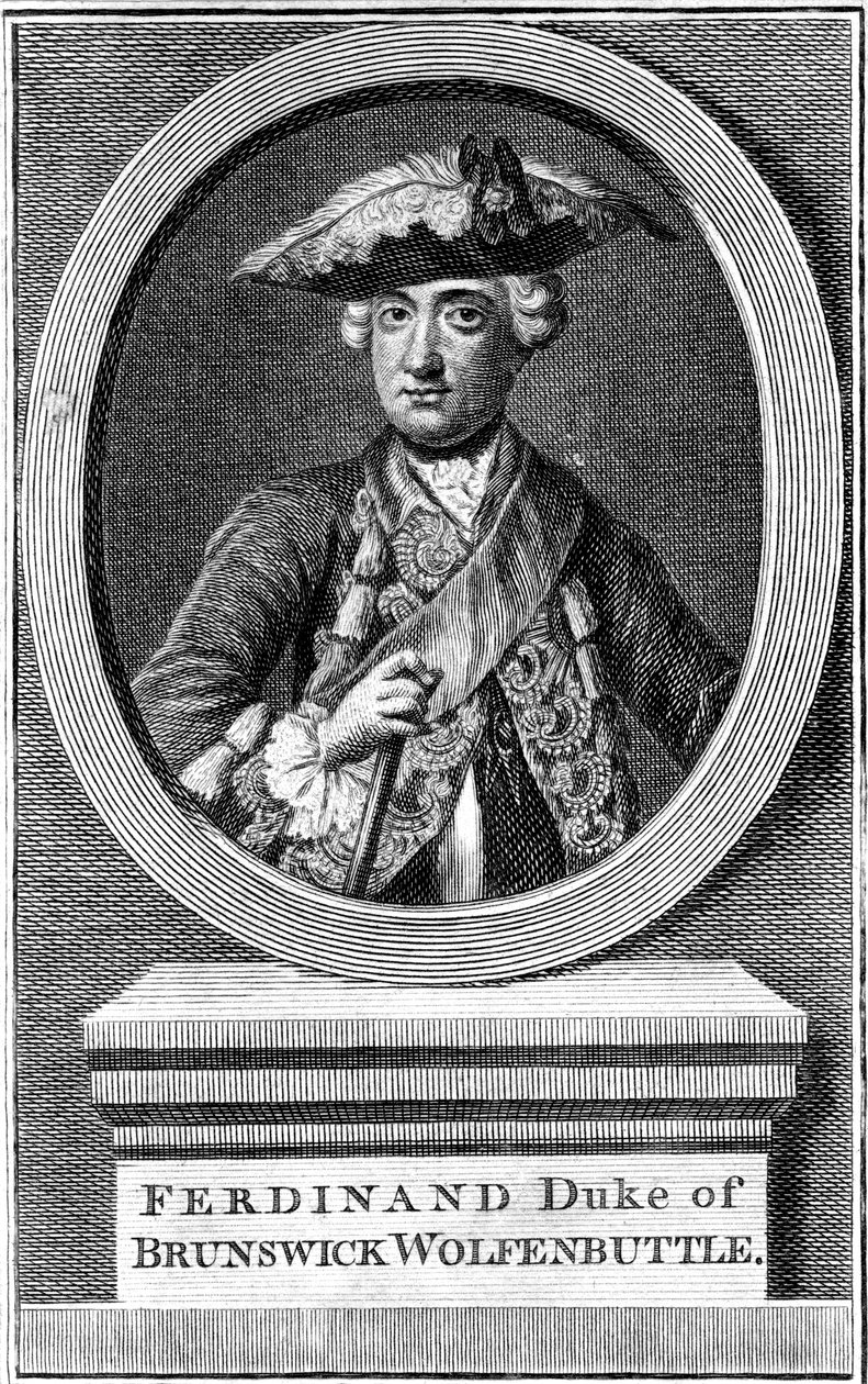 Ferdinand, hertug af Brunswick, 1800-tallet. af Unbekannt