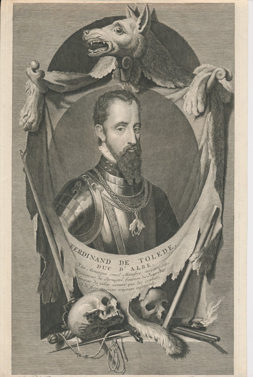 Fernando Alvarez de Toledo 1507-1582 af Unbekannt