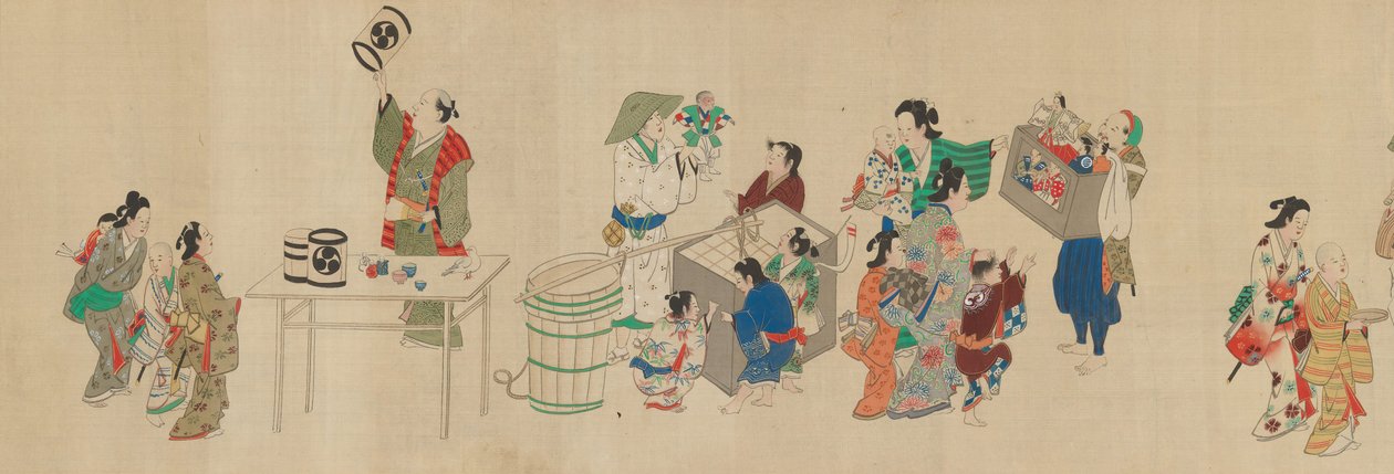 Festivalscener, 1700-tallet. af Unbekannt