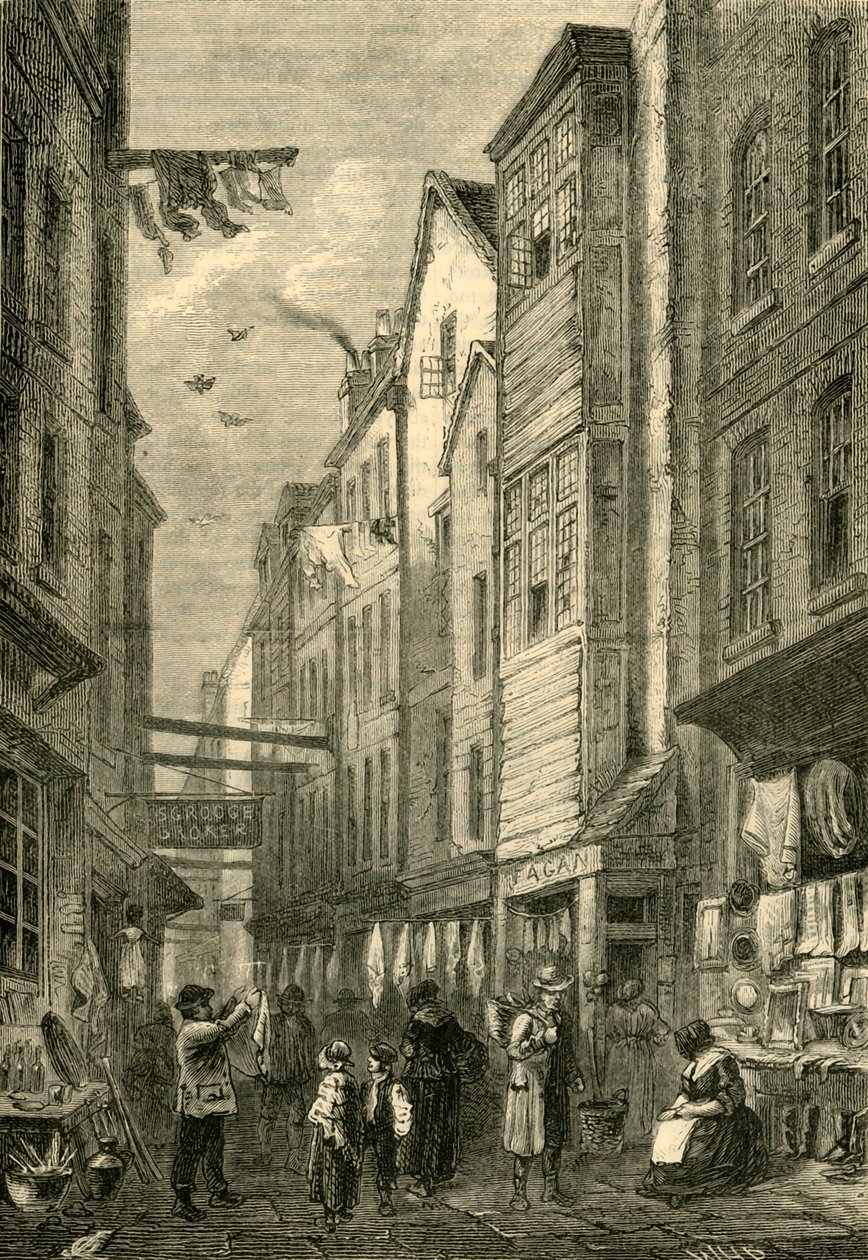 Markbane omkring 1840, c1872. af Unbekannt