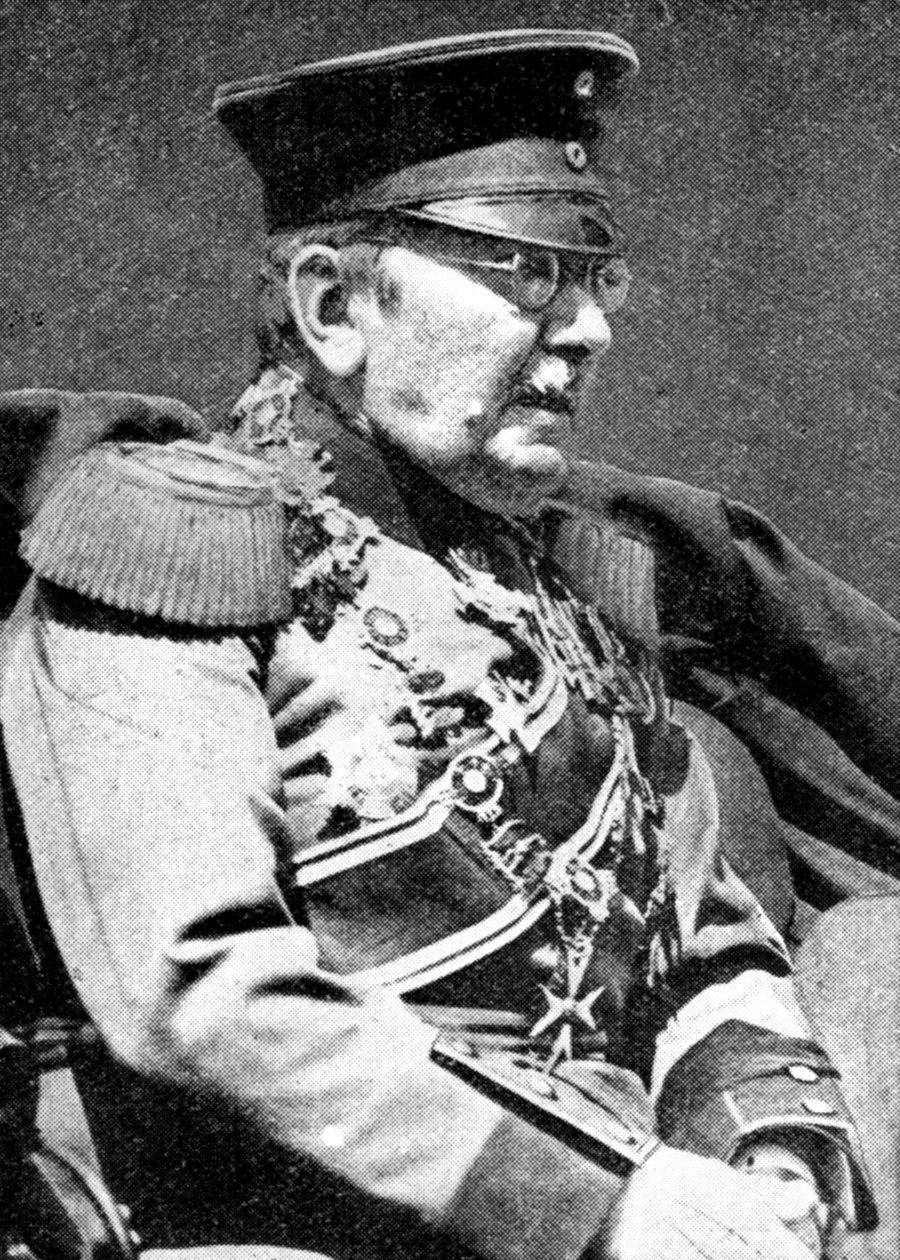 Feltmarskal von der Goltz, preussisk soldat, Første Verdenskrig, 1914 af Unbekannt