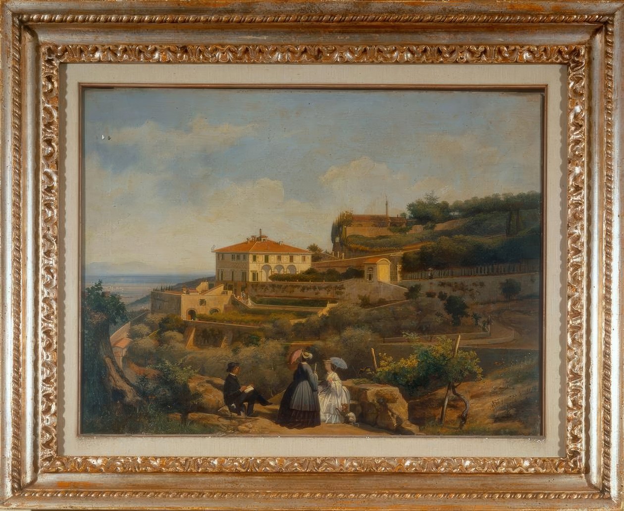 Fiesole, Villa Medici / Gem. 1869 af Unbekannt