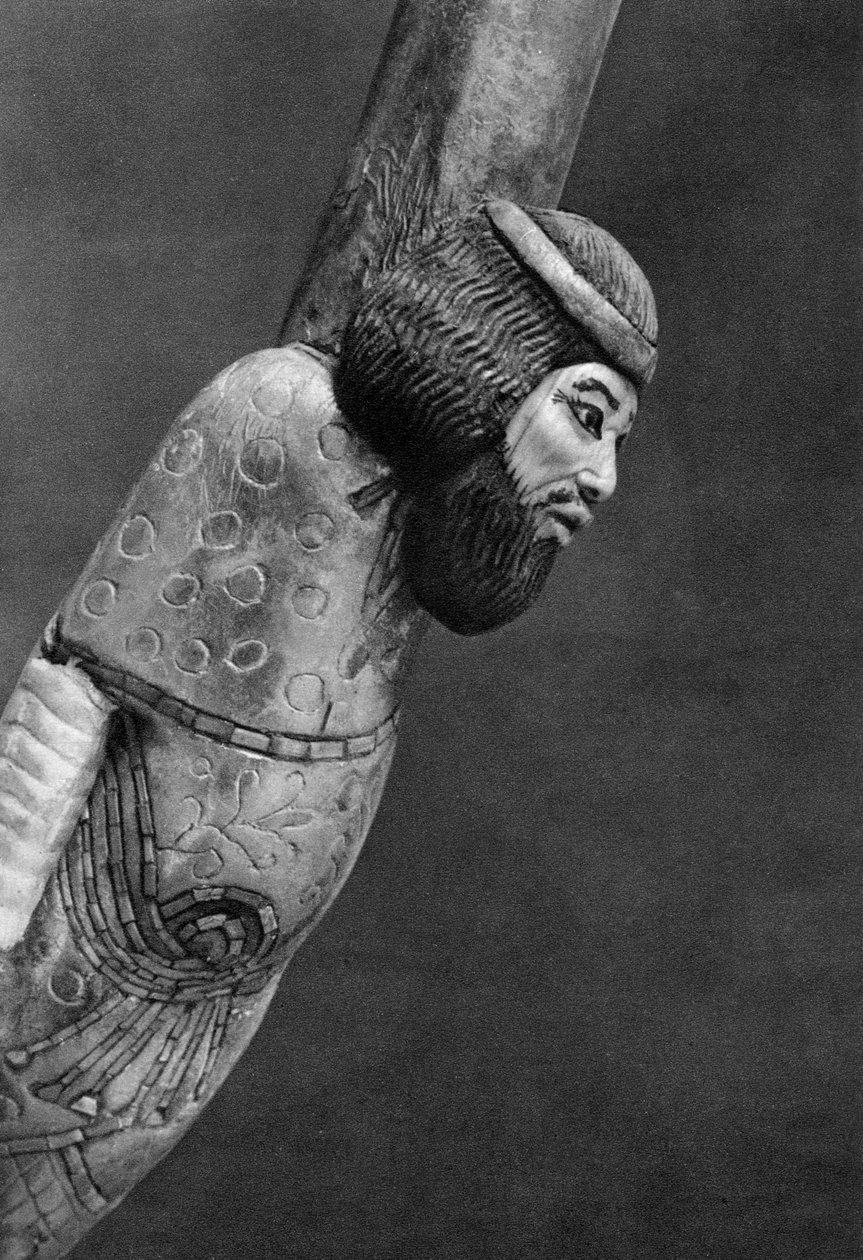 Figur af en asiatisk mand, c1350 f.Kr. 1936 af Unbekannt