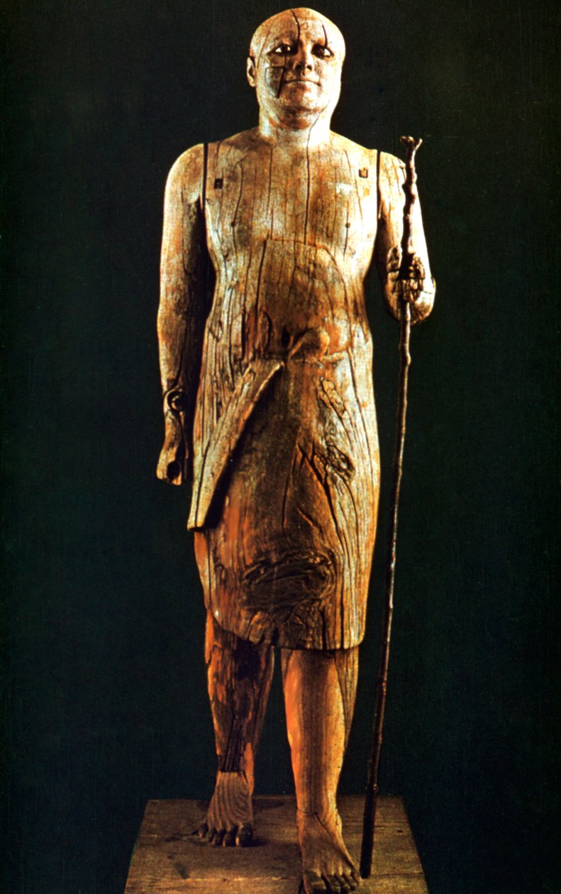 Figurstatue, Egypten, 5. dynasti af Unbekannt