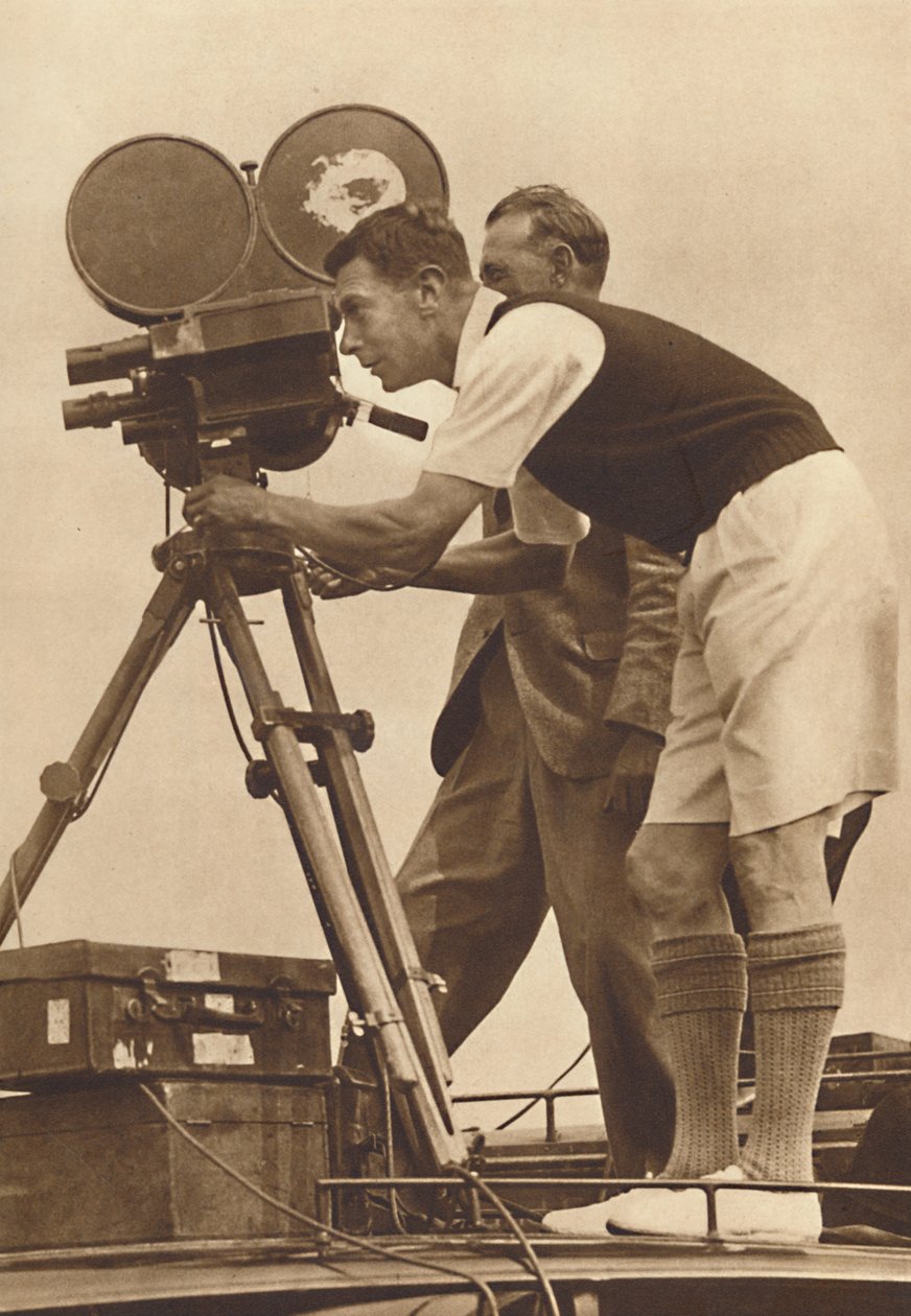 Filmskaber - At lave en biografplade på en af hans årlige lejre for drenge, 1927 1937 af Unbekannt