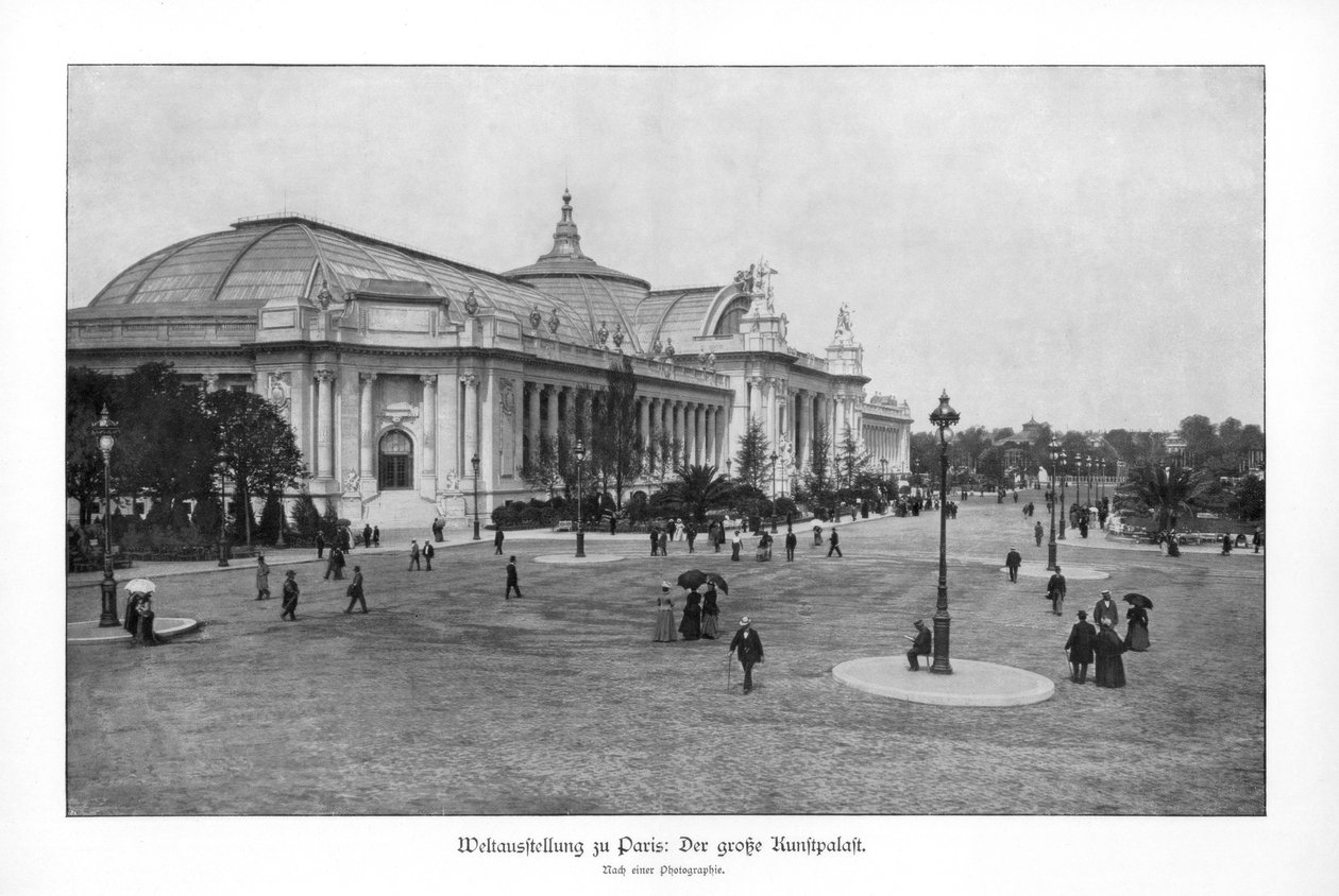 Fine Arts Palace, Paris verdensudstilling, 1889, 1900 af Unbekannt