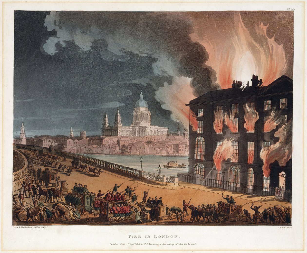 Brand i London