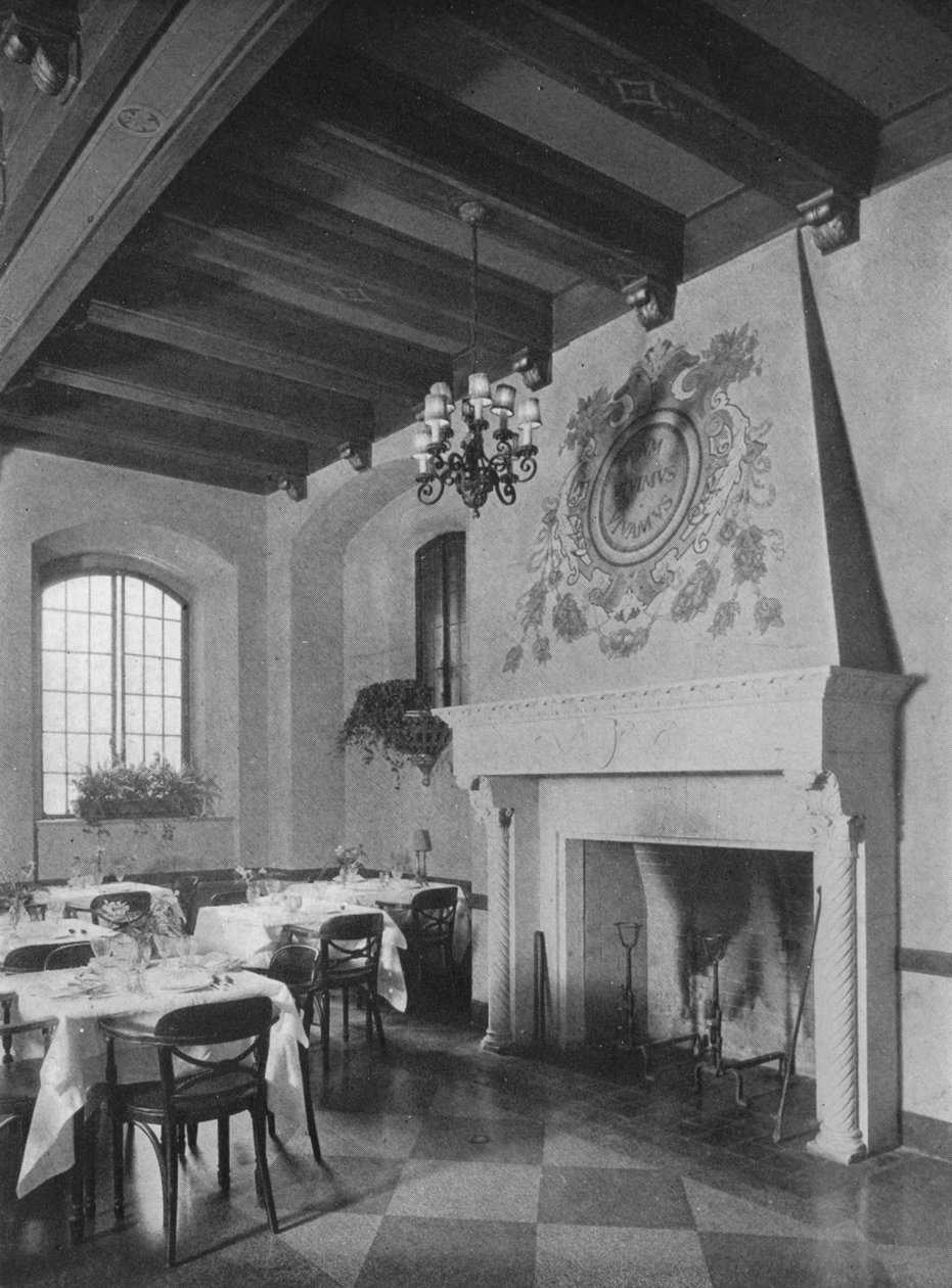 Pejs i den sydøstlige spisestue, Fraternity Clubs Building, New York City, 1924 af Unbekannt