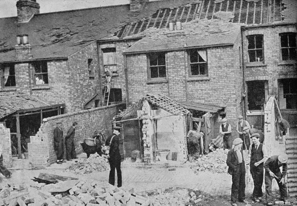 De første bomber på England, 1940, 1940 af Unbekannt
