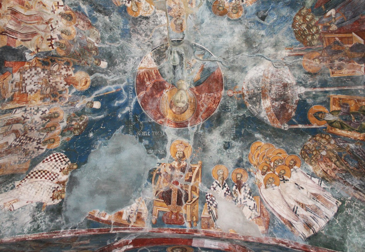 Det første koncil i Konstantinopel, 1300-tallet af Unbekannt