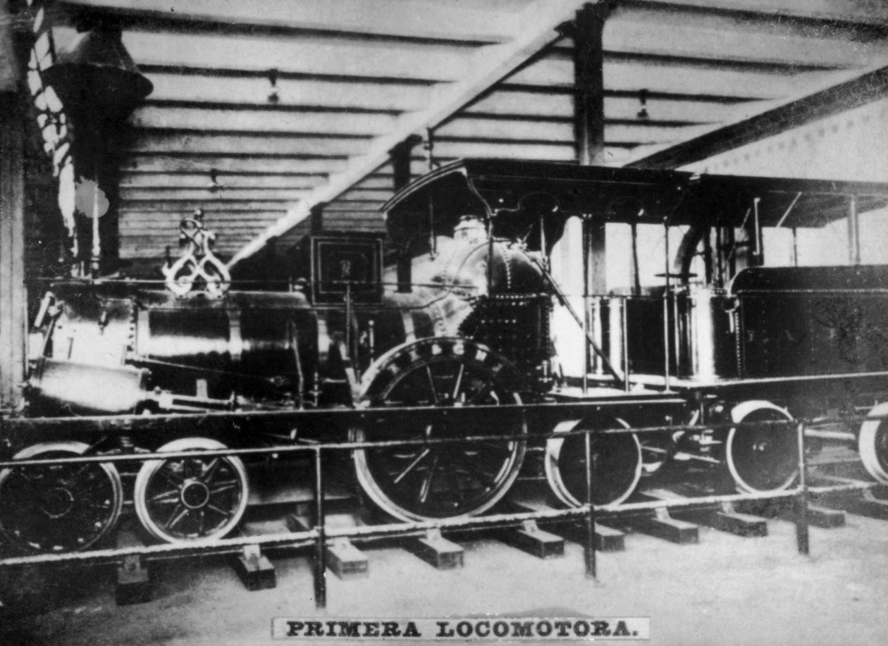 Første lokamotiv, Cuba, 1800-tallet af Unbekannt