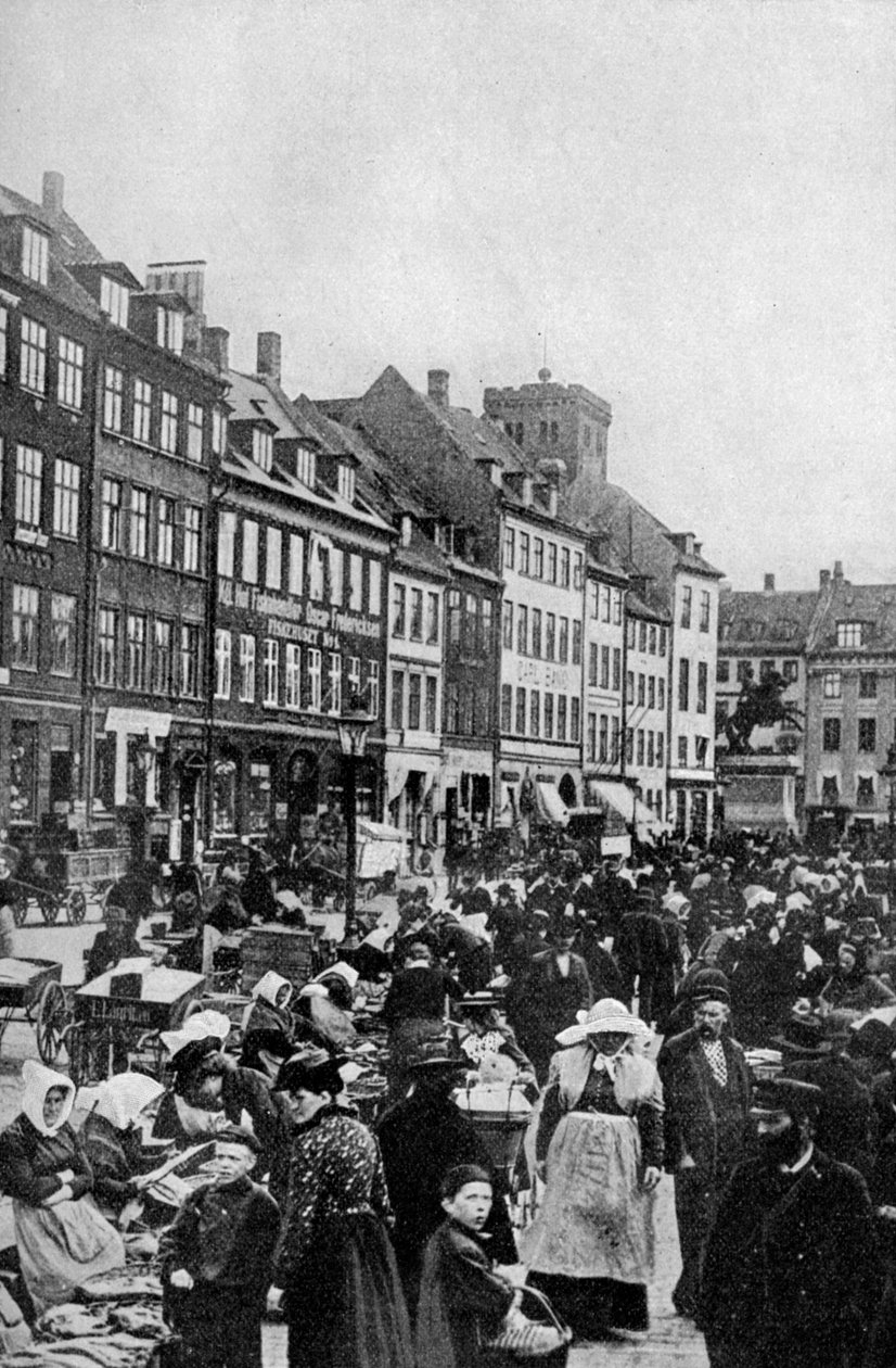 Fiskemarked, København, c1922 af Unbekannt