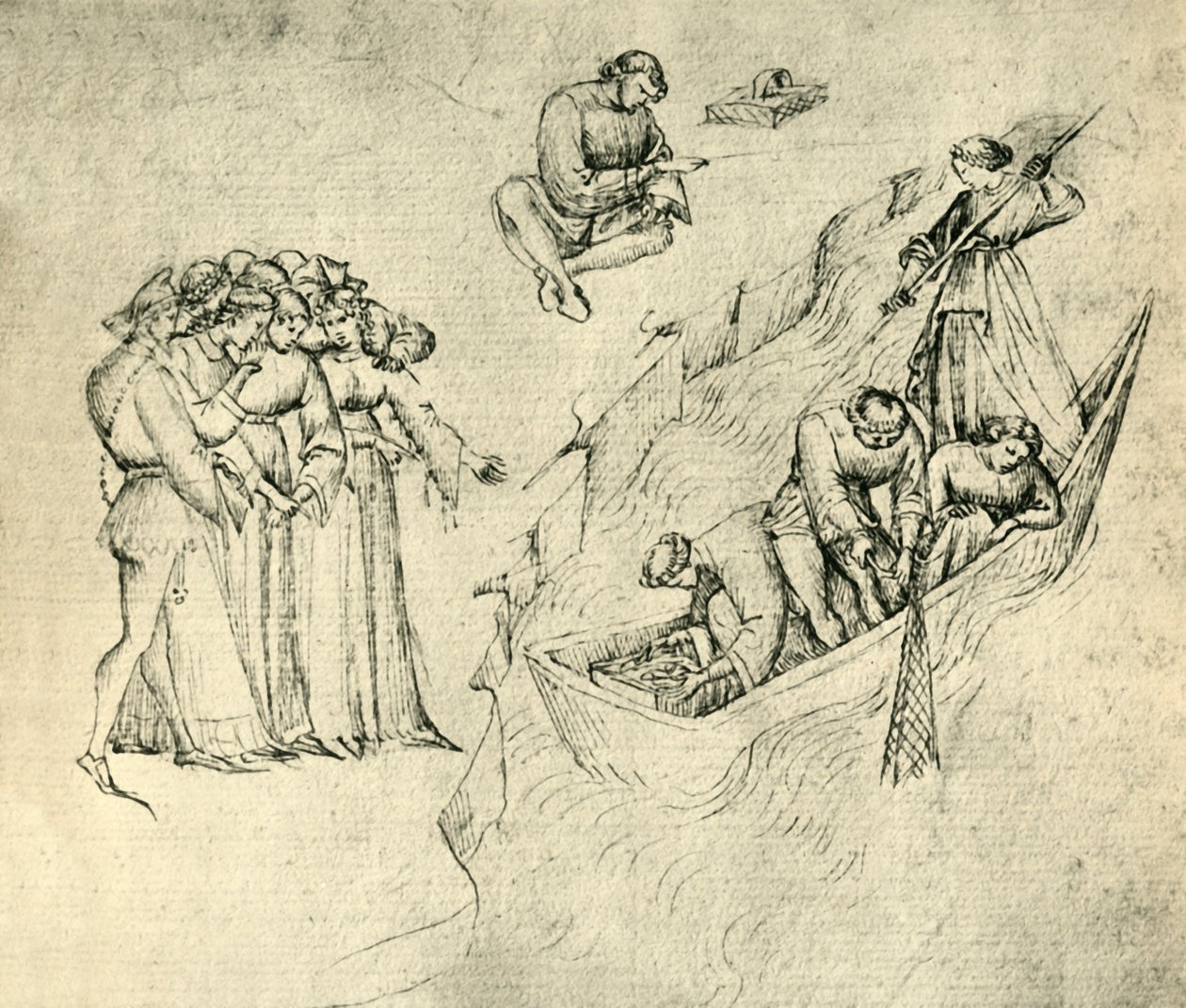 Fiskere, midten af det 15. århundrede, 1943. af Unbekannt