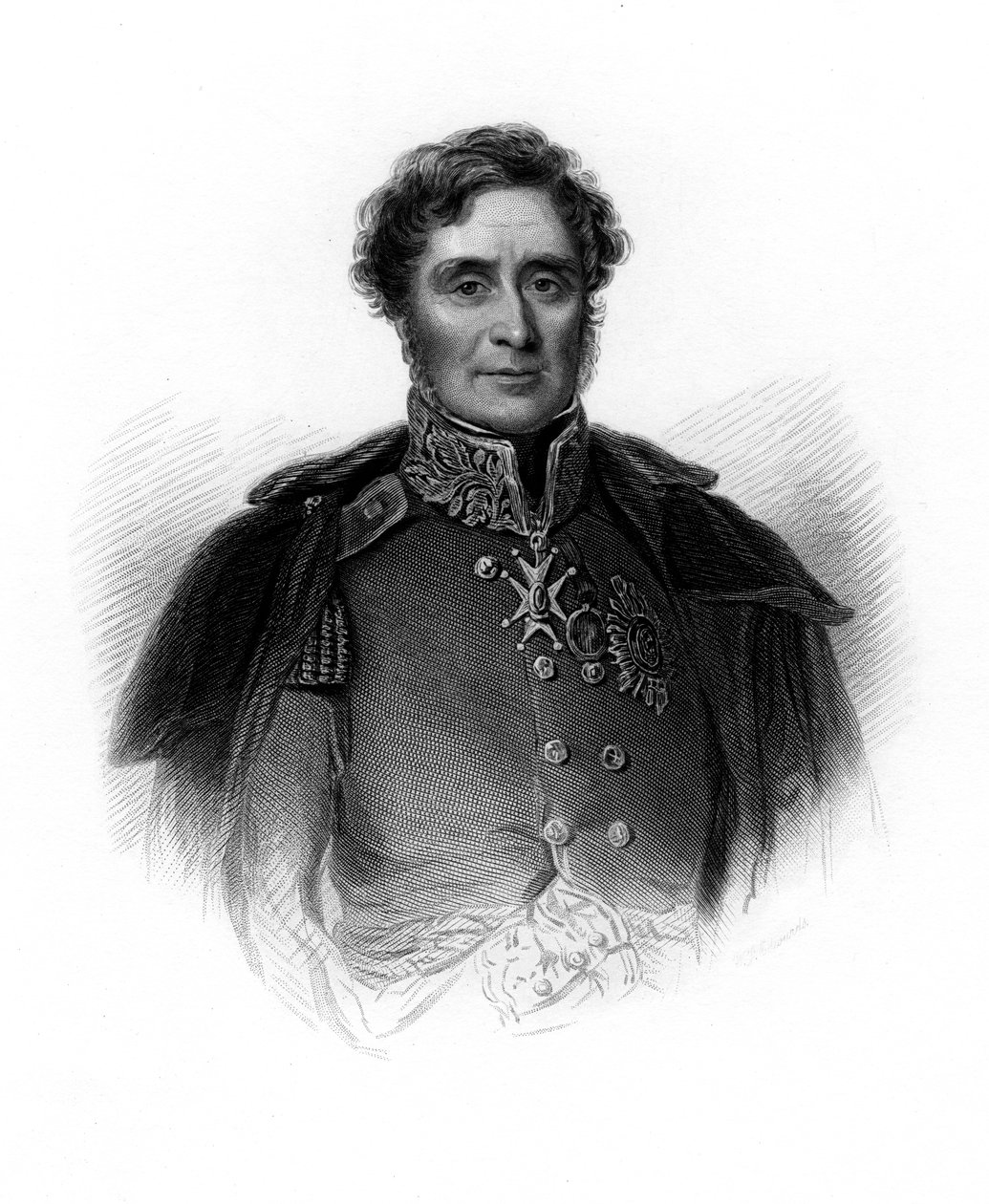Fitzroy James Henry Somerset, 1. Baron Raglan, engelsk soldat, c1860 af Unbekannt
