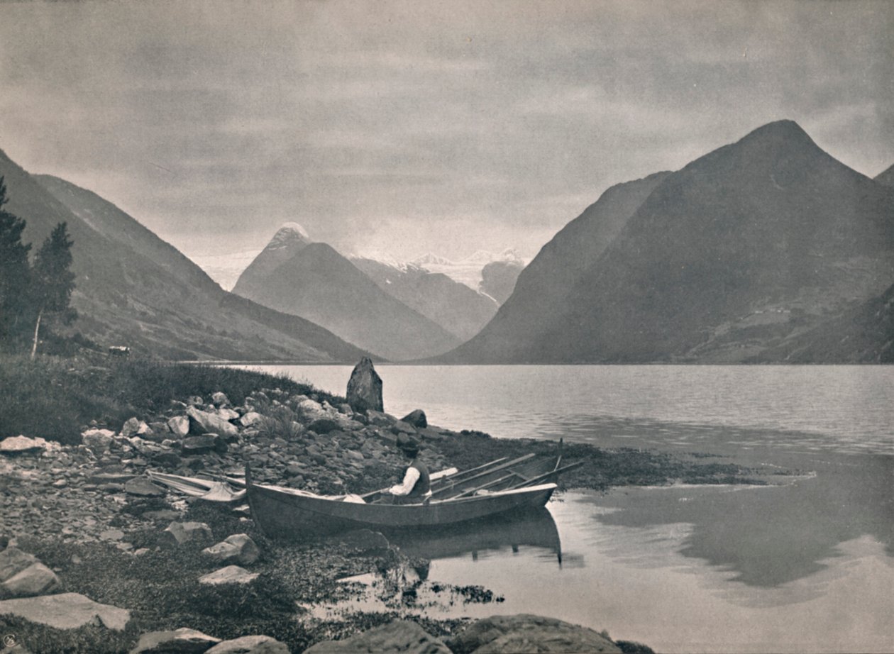 Fjaerlandsfjord, 1914. af Unbekannt