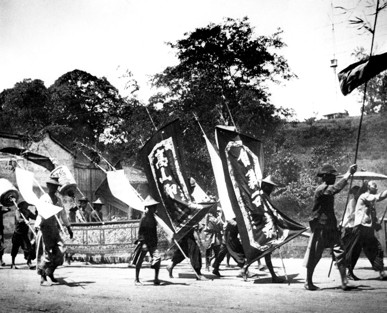 Flagbærere, Singapore, 1900 af Unbekannt