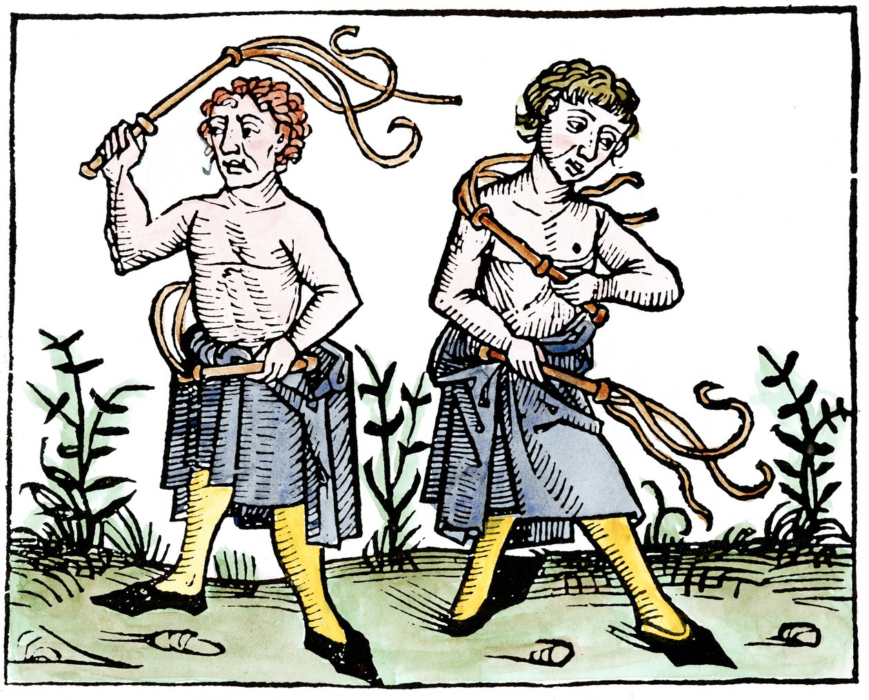 Flagellanter, 1493 af Unbekannt