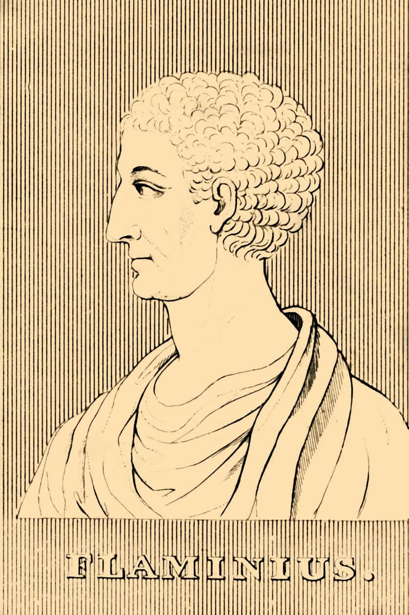 Flaminius, c229-174 f.Kr., 1830. af Unbekannt