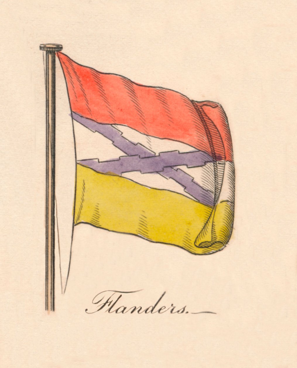 Flandern, 1838 af Unbekannt