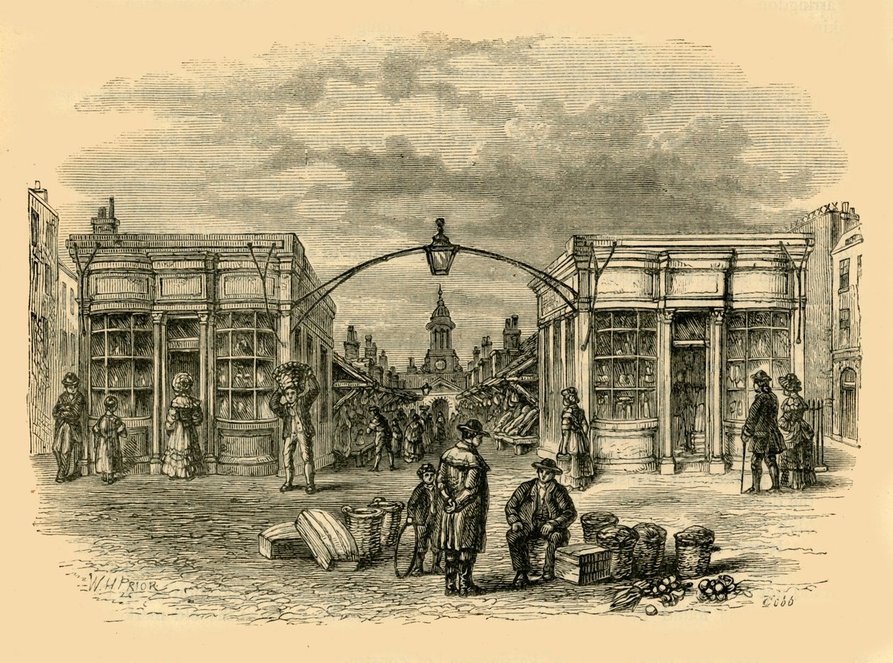 Fleet Market, c1872. af Unbekannt
