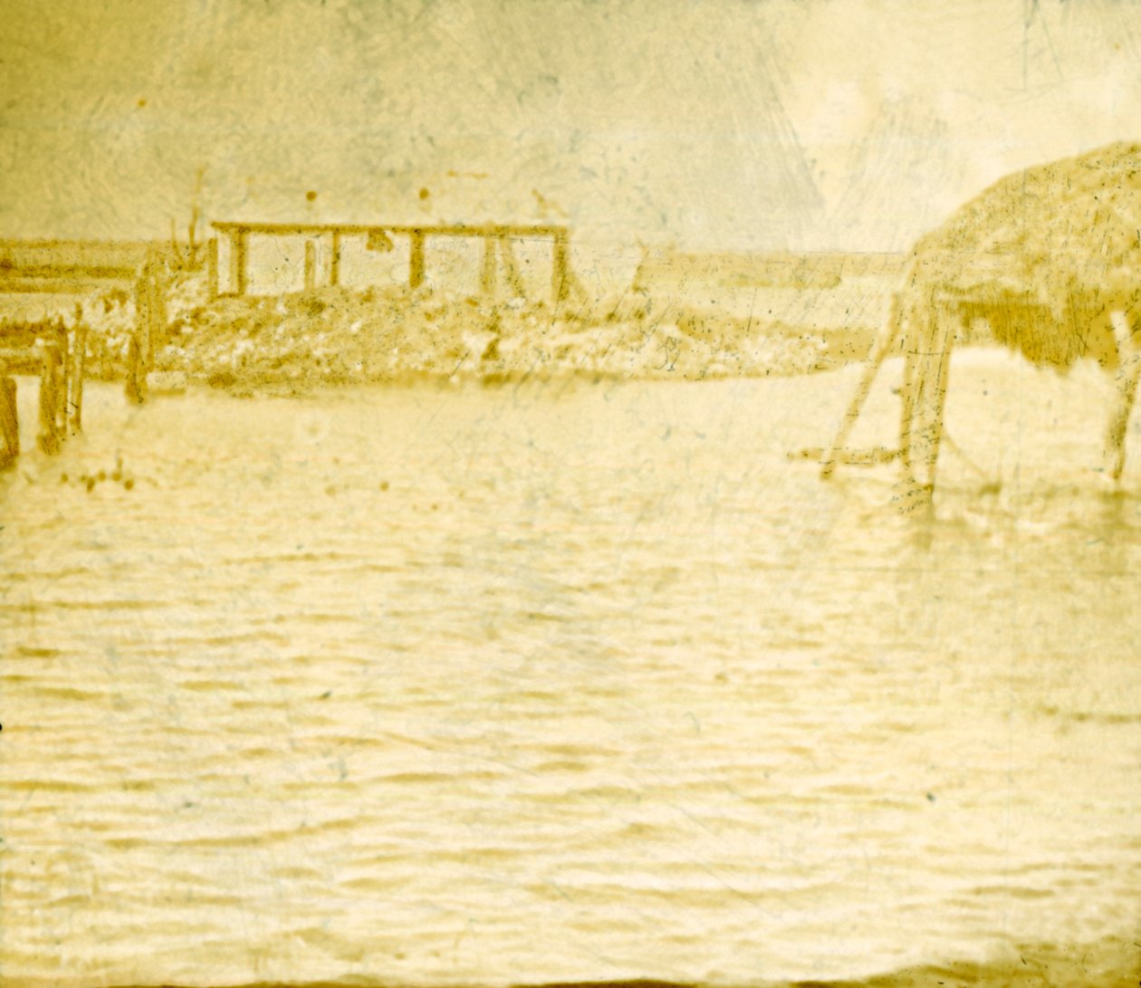Flood, Ramskapelle, Belgien, c1914-c1918 af Unbekannt