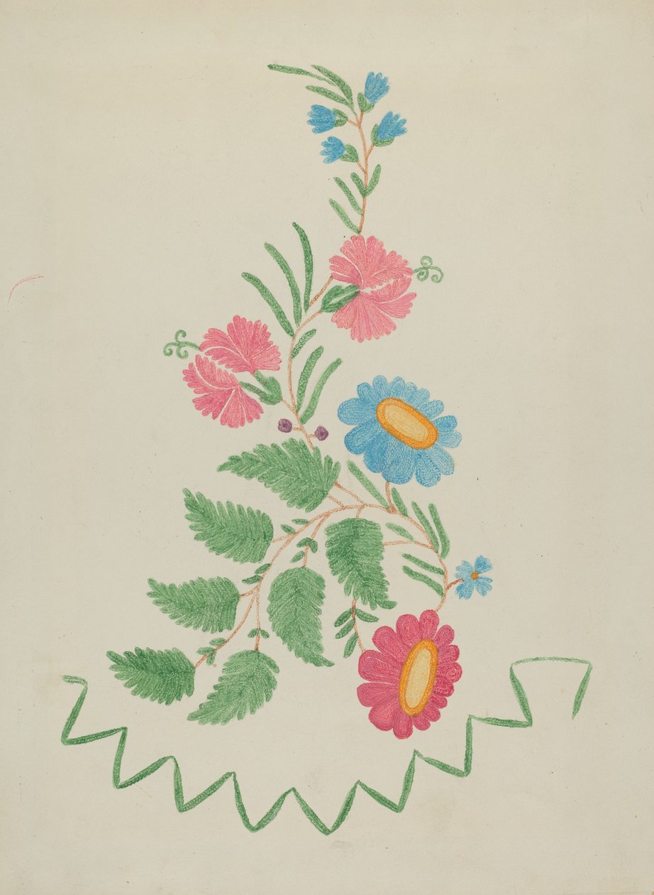 Blomstermotiver, 19351942. af Unbekannt