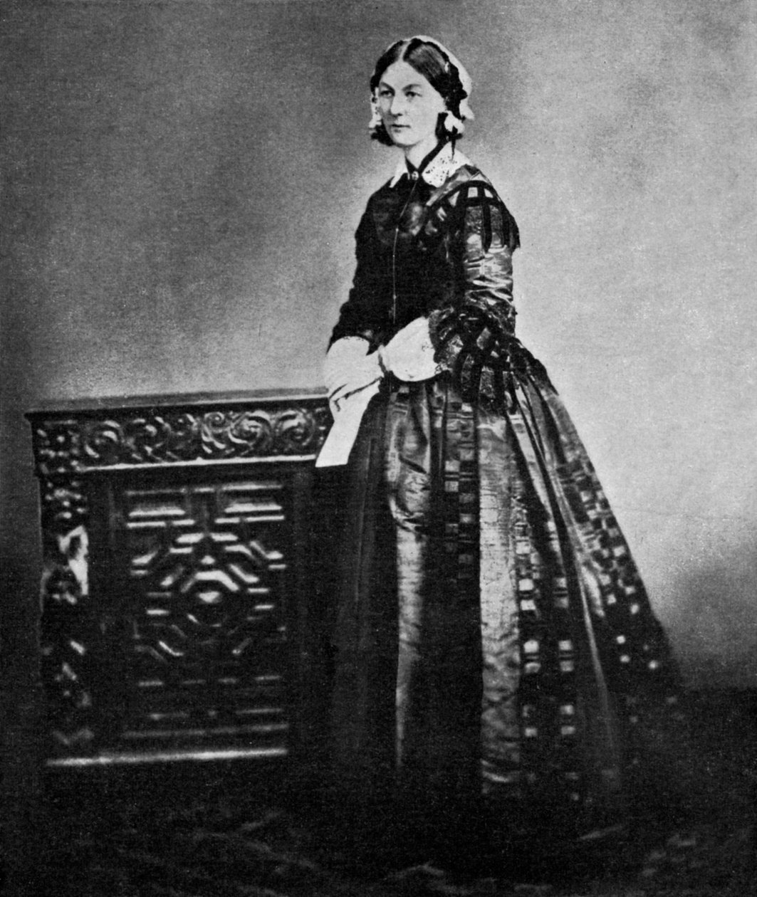 Florence Nightingale, engelsk sygeplejerske og hospitalsreformator, 1855 1951 af Unbekannt