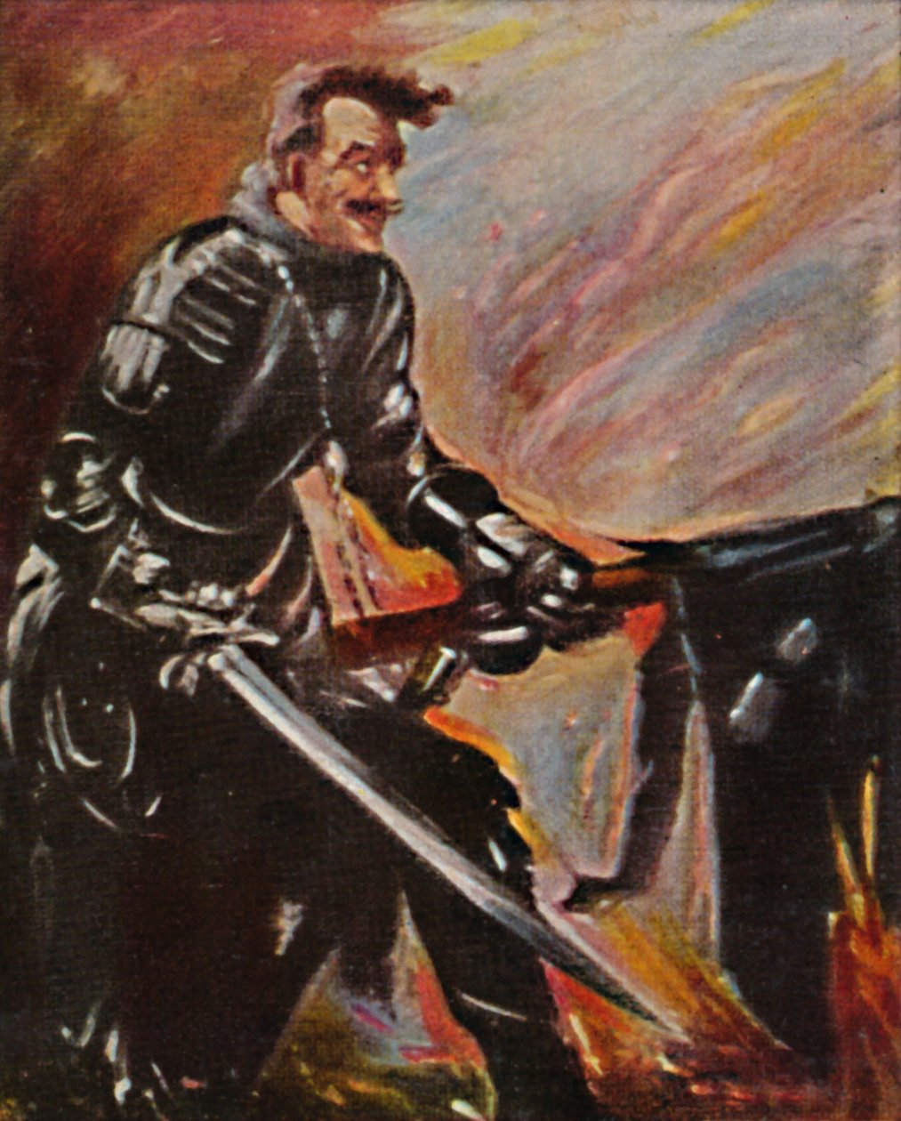 Florian Geyer + 1525. - Maleri af L. Corinth, 1934. af Unbekannt