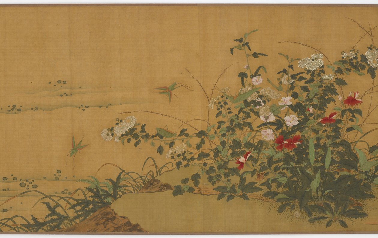 Blomster, planter og insekter, Ming-dynastiet, 1500-tallet. af Unbekannt