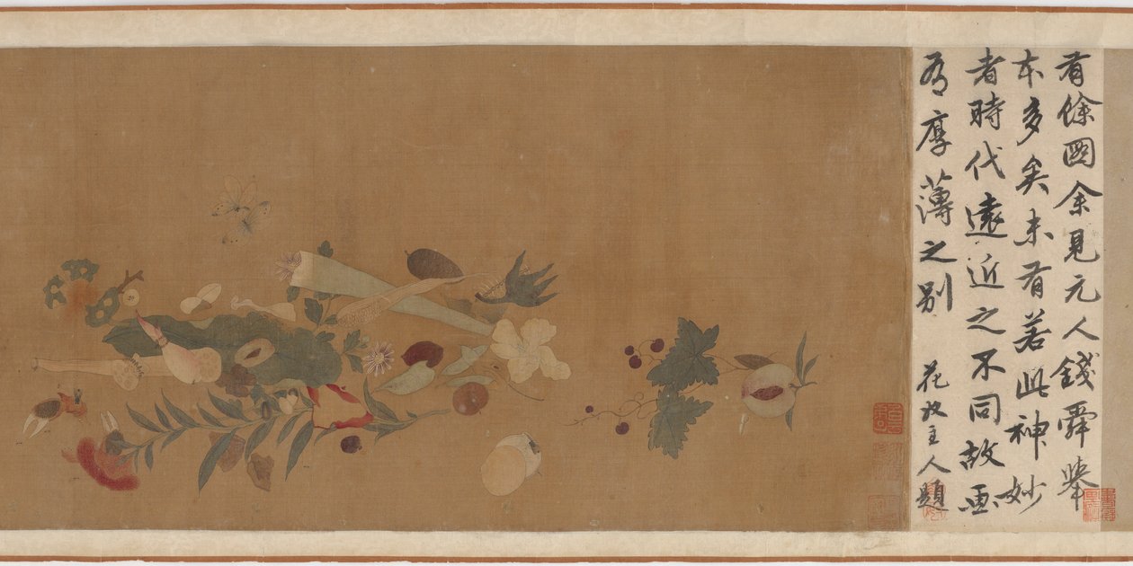 Blomster, frugter, skaller og insekter, 1368-1644. af Unbekannt