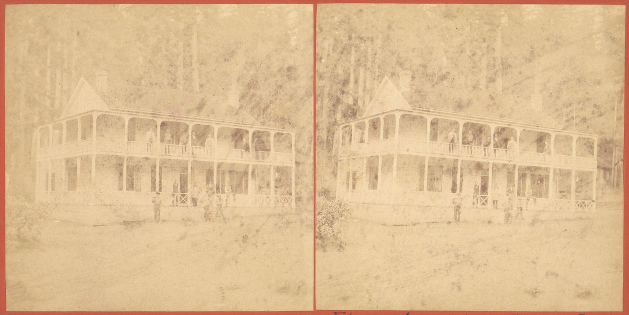 Flume House, Santa Cruz Mountains, 1860