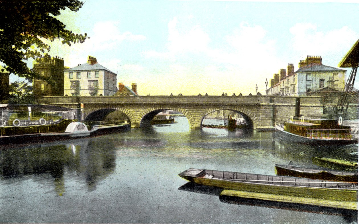 Folly Bridge, Oxford, 20. århundrede af Unbekannt