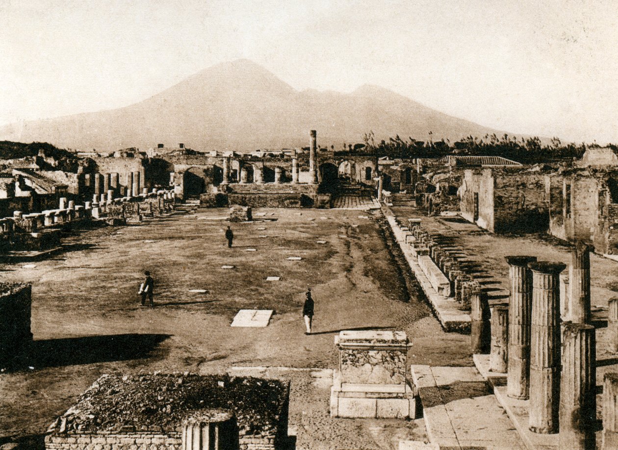Civilt forum, Pompeji, Italien, omkring 1900-tallet af Unbekannt