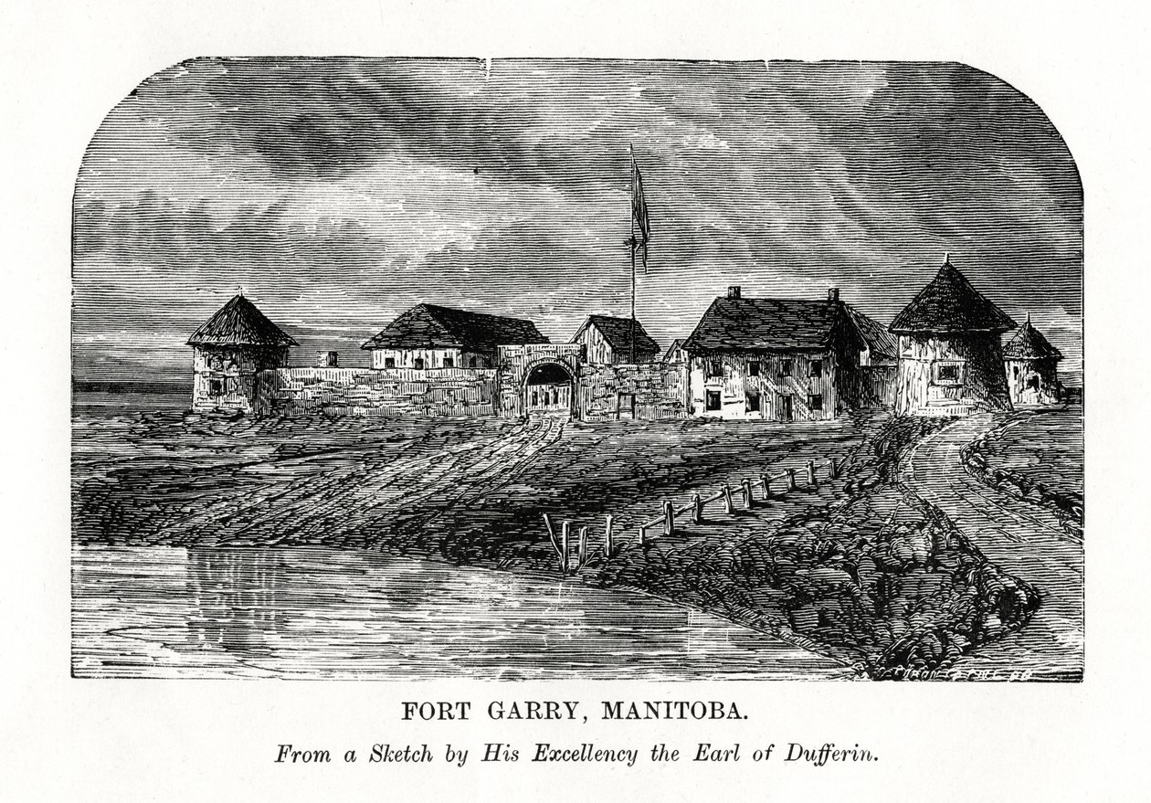 Fort Garry, Manitoba, Canada, slutningen af det 19. århundrede af Unbekannt