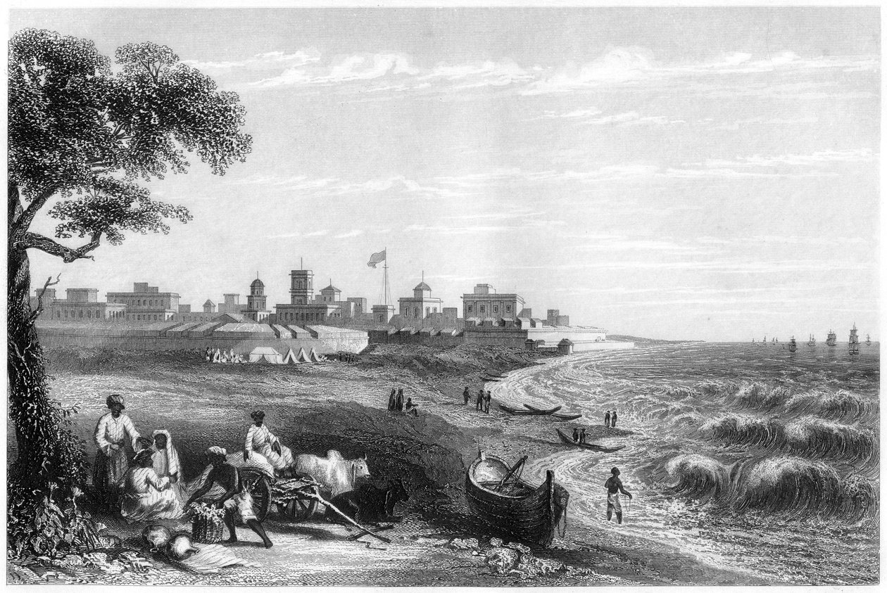 Fort George, Madras, Indien, c1860 af Unbekannt