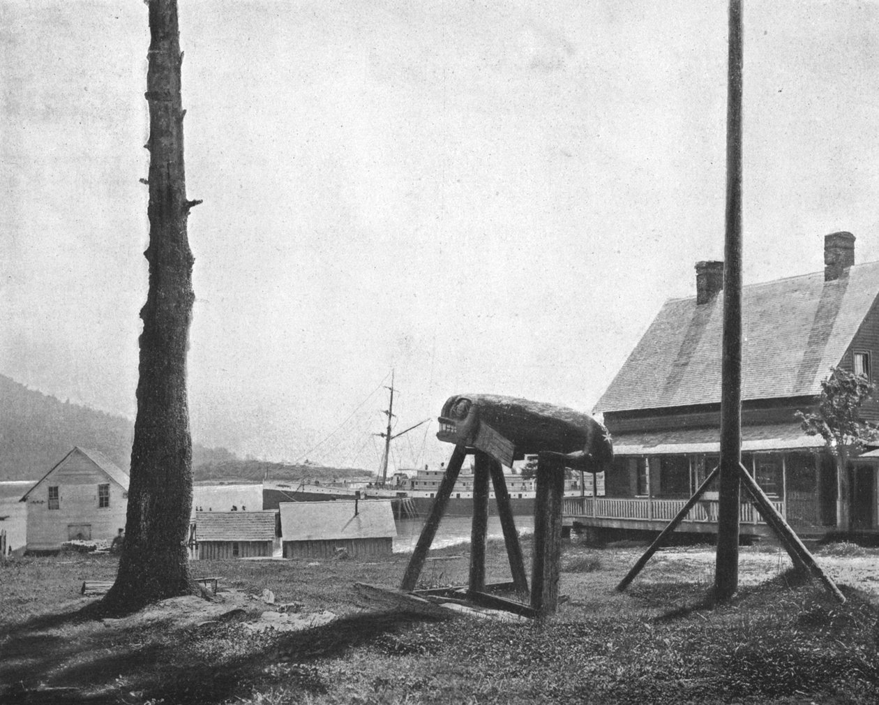 Fort Wrangell, Alaska, USA, c1900. af Unbekannt