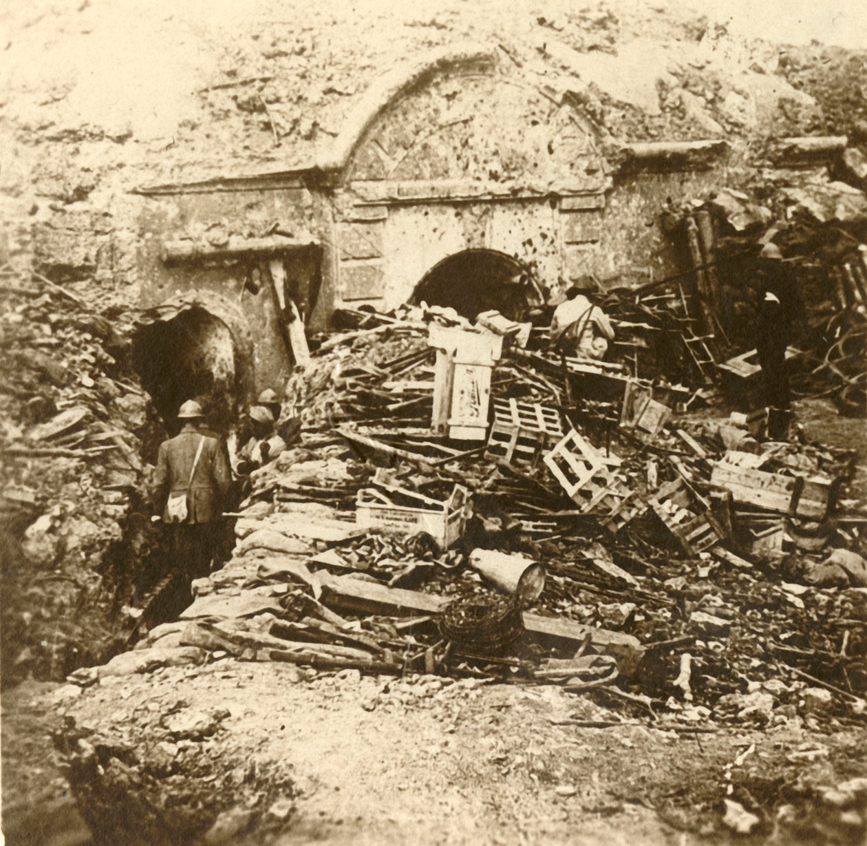 Fort of Souville, Verdun, Nordfrankrig, c1914-c1918 af Unbekannt