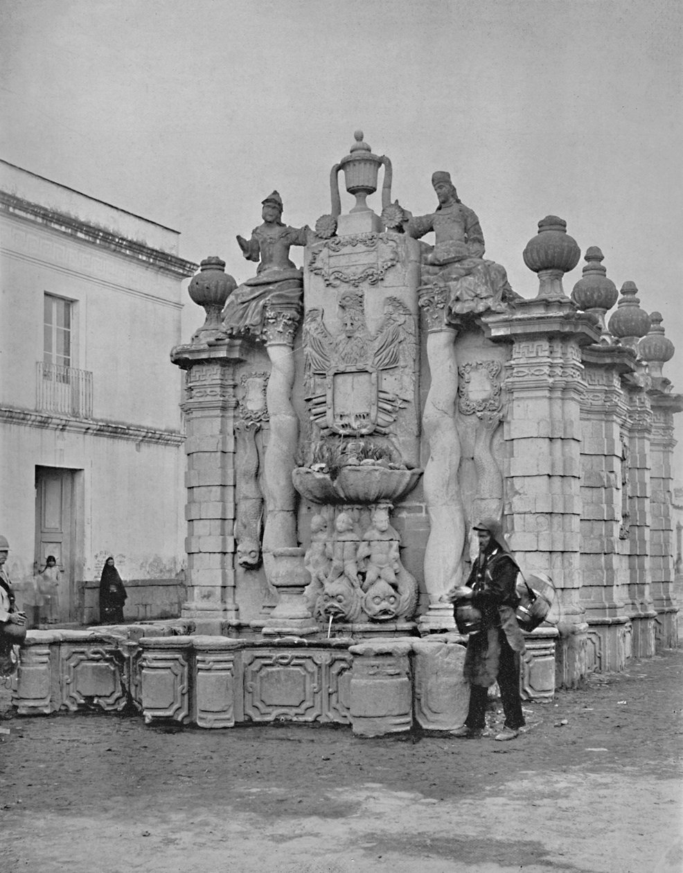 Fountain of the Falling Waters, City of Mexico, c1897. af Unbekannt