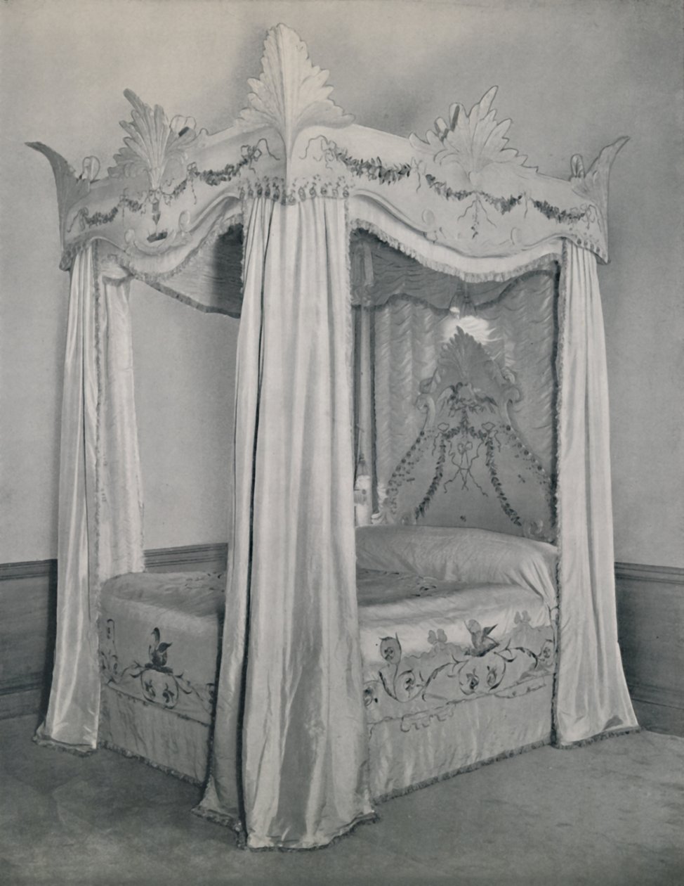 Fire-stolpe seng, 1933. af Unbekannt