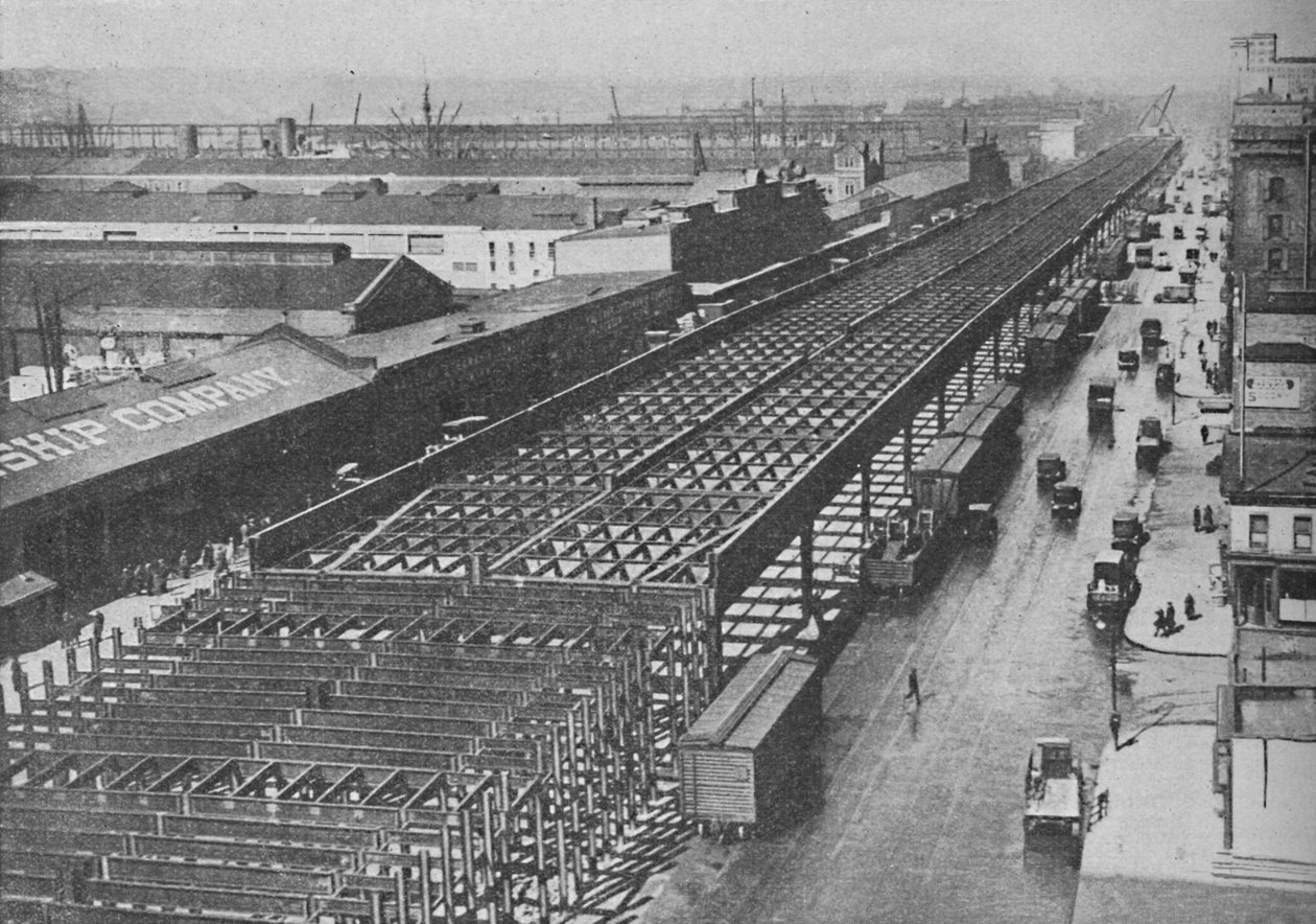Four Miles of Super-Track for speeding i New York City, c1935 af Unbekannt