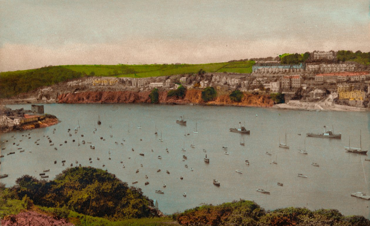 Fowey fra Polruan, c1930 af Unbekannt