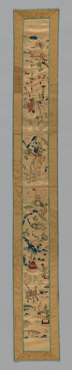 Fragment Sleeve Band, Kina, Qing-dynastiet 1644-1911, 185075. af Unbekannt