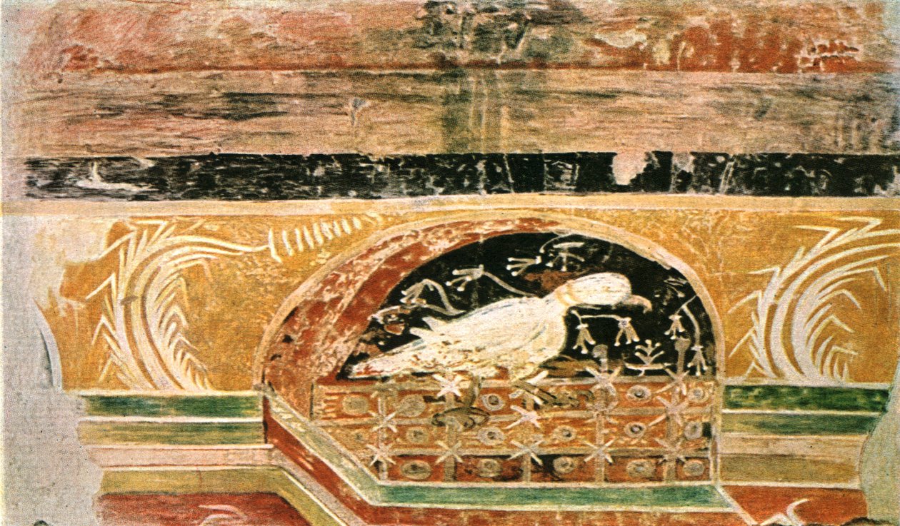 Fragment af en frise fra kirken San Martino ai Monti, Rom, Italien, 1928. af Unbekannt