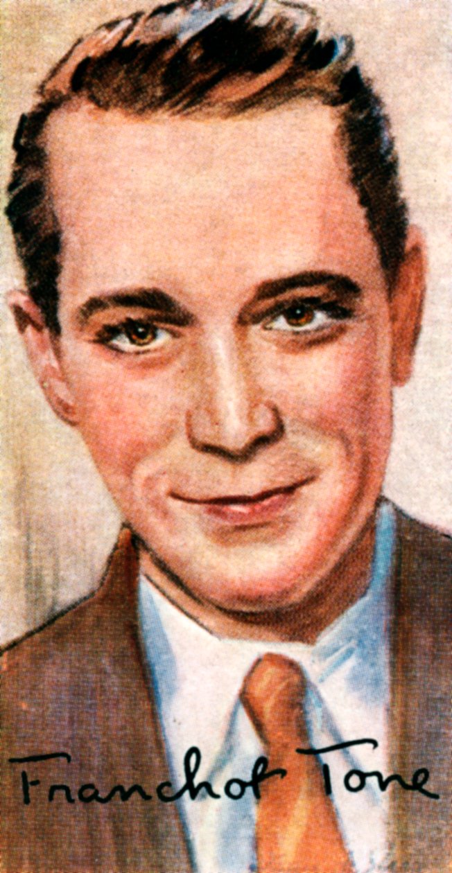 Franchot Tone, 1905-1968, amerikansk skuespiller, 20. århundrede af Unbekannt