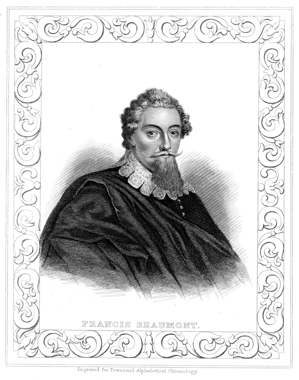 Francis Beaumont 1584-1616, engelsk dramatiker og digter af Unbekannt