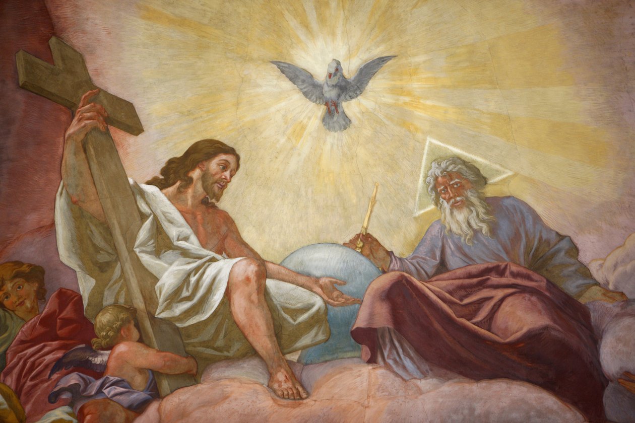 Franciscan Church of Vienna Jesus, Gud og den hellige ånd, Wien, Østrig af Unbekannt
