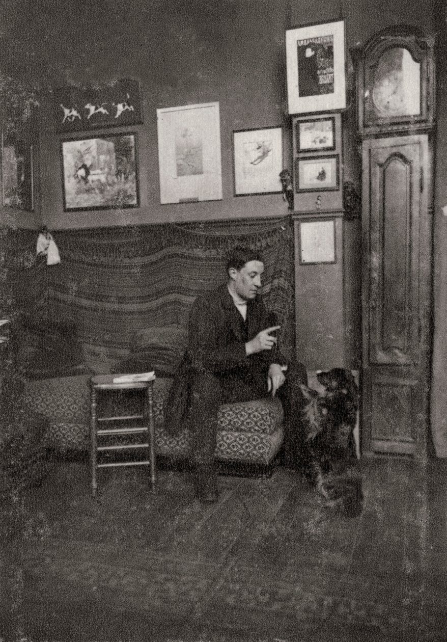 Francisque Poulbot, fransk tegneserieskaber og illustrator, 1909 af Unbekannt