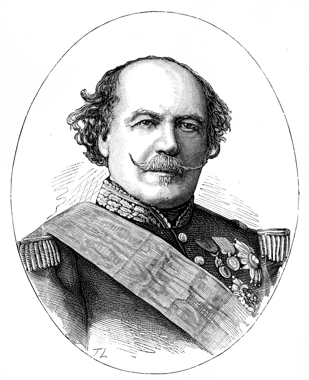 Francois Certain Canrobert 1809-1895, general og marskal af Frankrig af Unbekannt